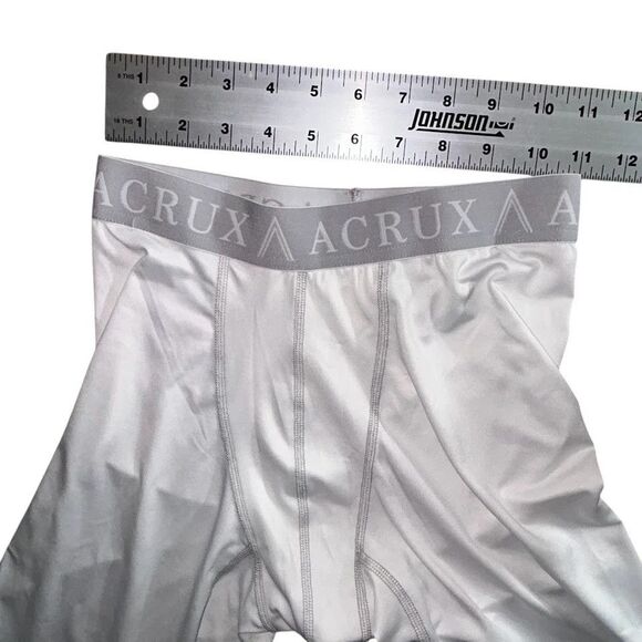 ACRUX White Performance Gear Tights Pants Sports Size M Athletic Men's Jogger - Picture 9 of 12